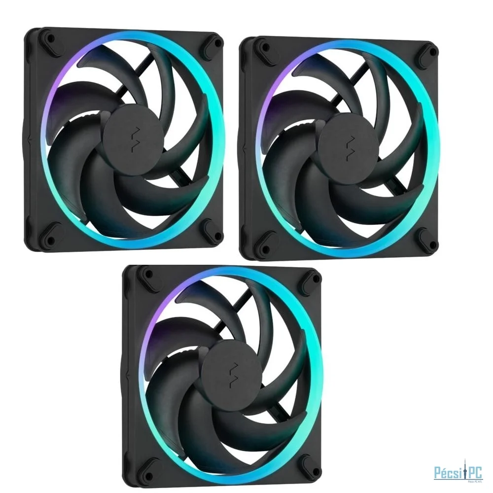 Fractal Design Momentum 14 RGB Black (3-pack)