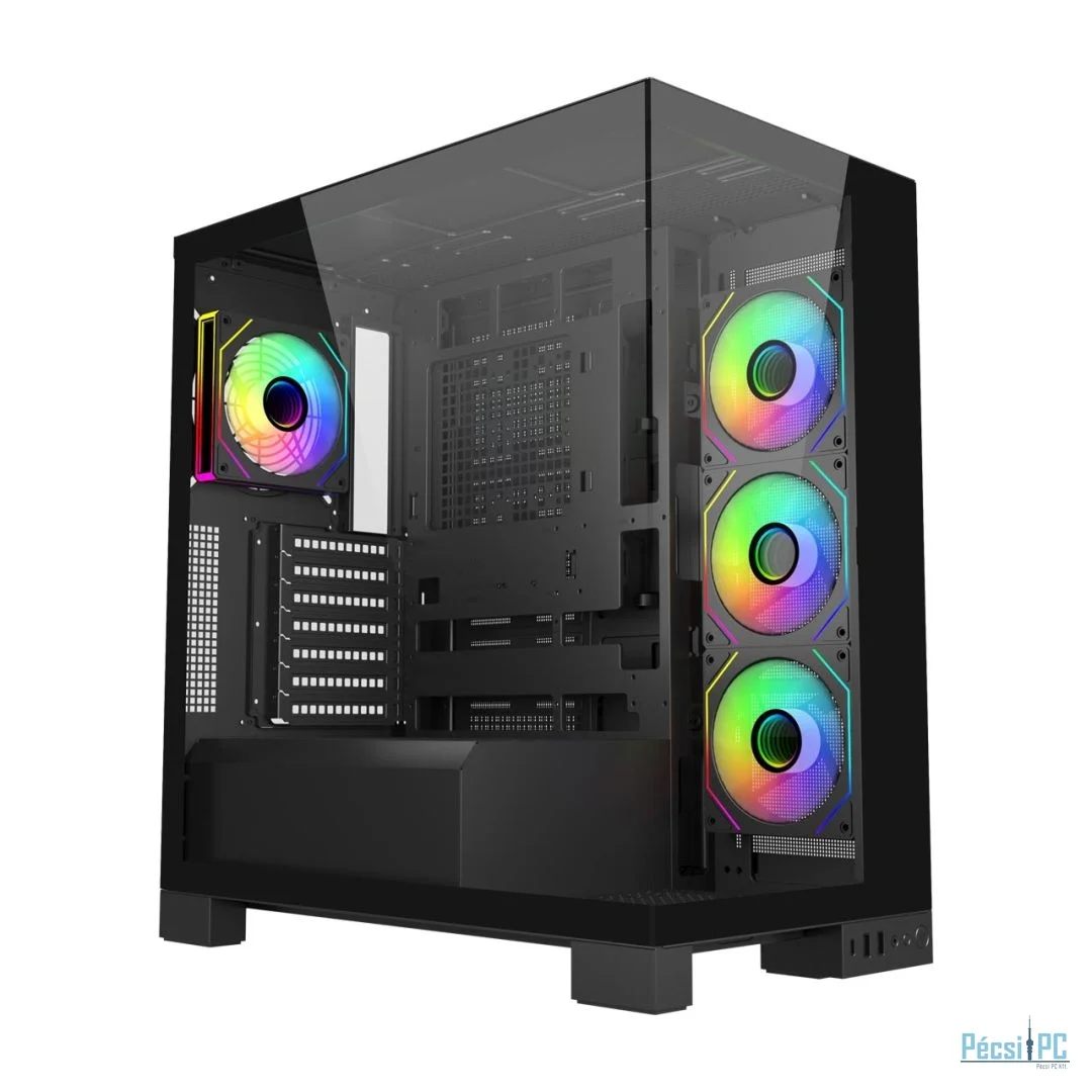 FSP M540 RGB Tempered Glass Black