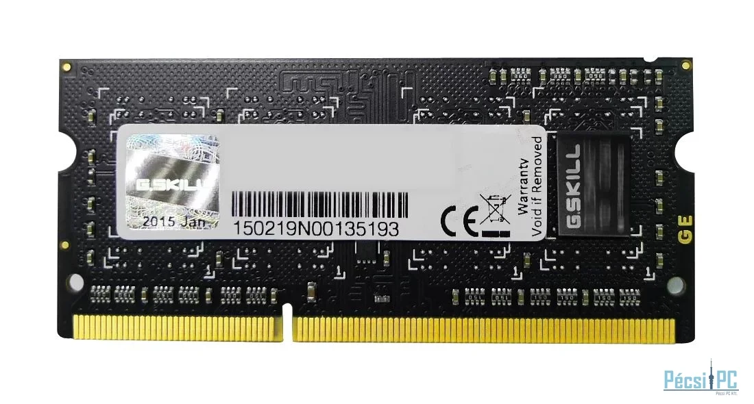 G.SKILL 16GB DDR3 1600MHz Kit(2x8GB) SODIMM Black