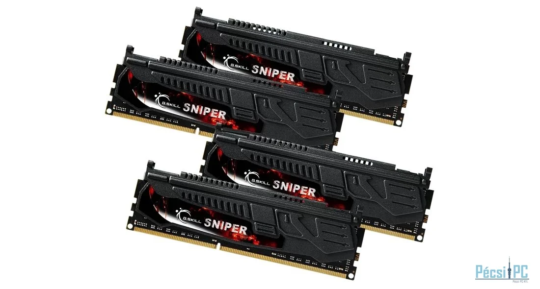G.SKILL 32GB DDR3 2400MHz Kit(4x8GB) Sniper Black
