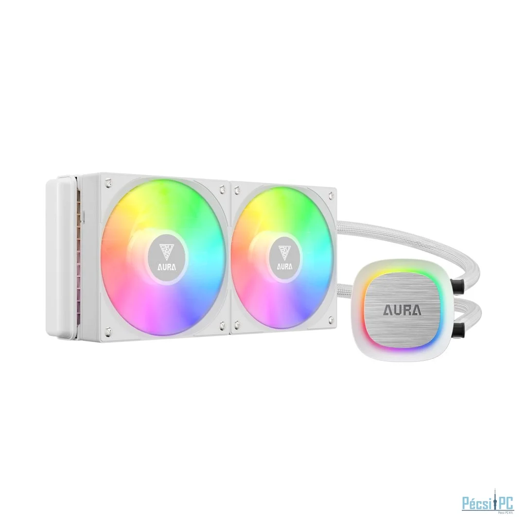 Gamdias Aura GL240 V2 WH Performance ARGB Liquid Cooler
