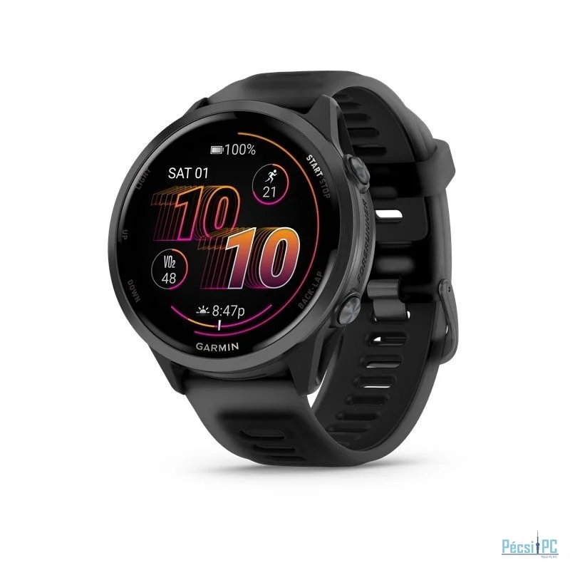 Garmin Forerunner 570 47mm Slate Gray Aluminum with Translucent Black/Black Band