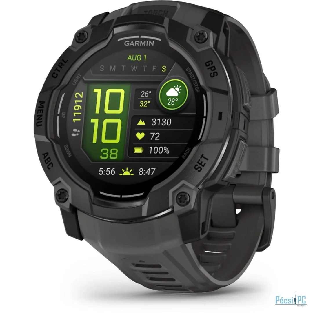 Garmin Instinct 3 50mm AMOLED Black with Charcoal Band