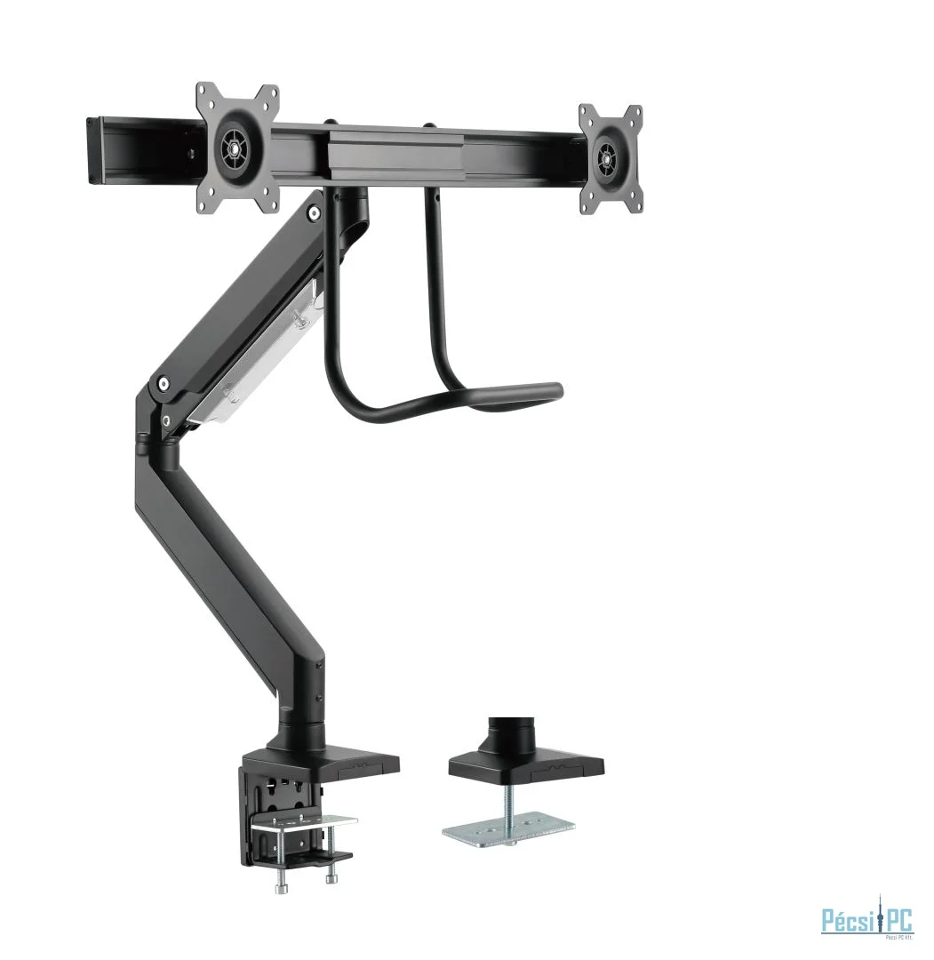 Gembird MA-DA2-04 Desk mounted adjustable monitor arm for 2 monitors 17