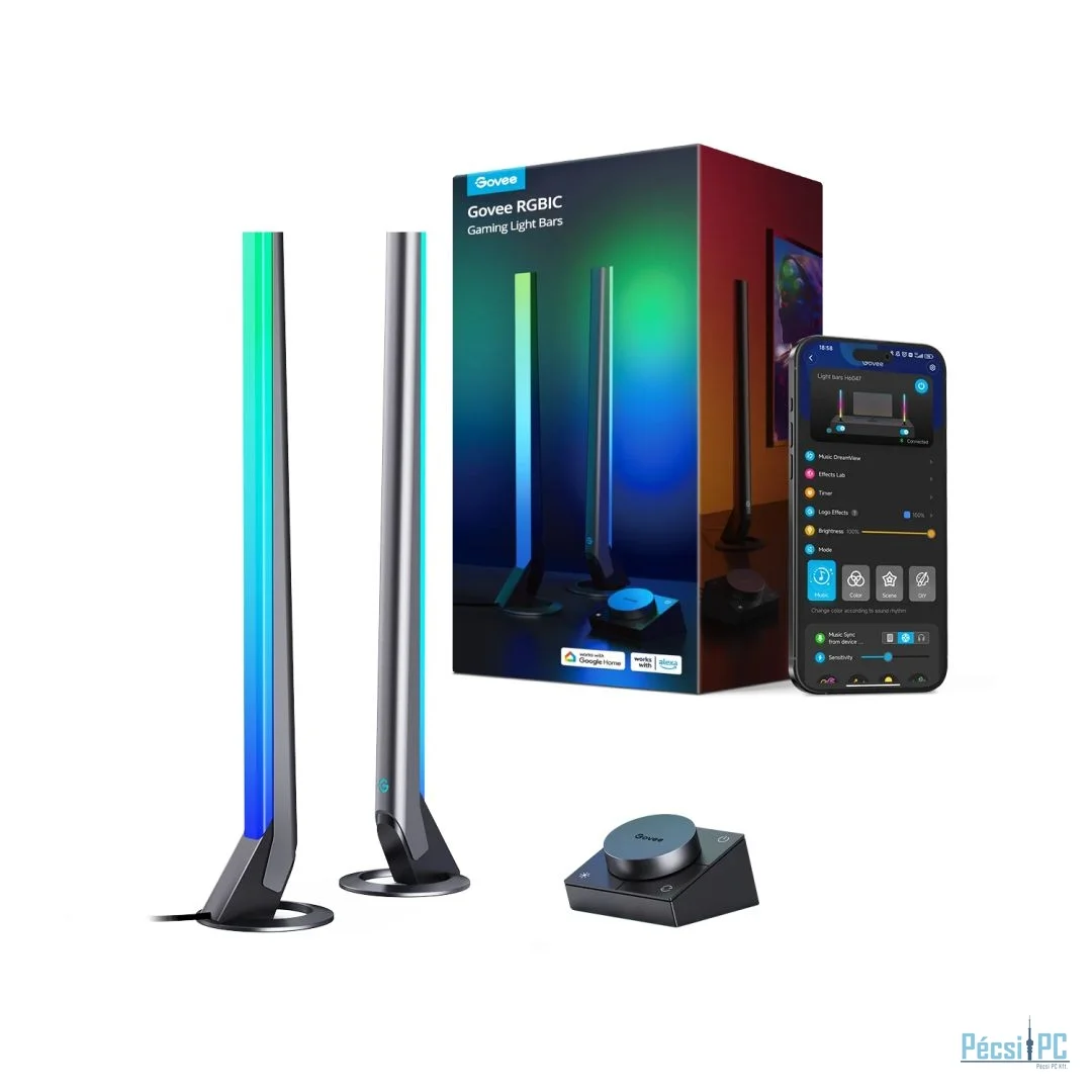 Govee RGBIC Wi-Fi Gaming Light Bars with Smart Contoller