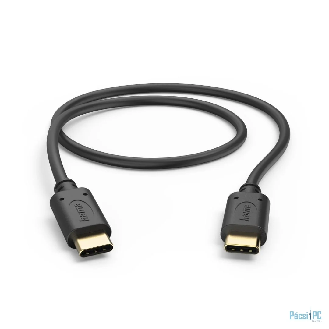 Hama USB-C to USB-C cable 0,5m Black