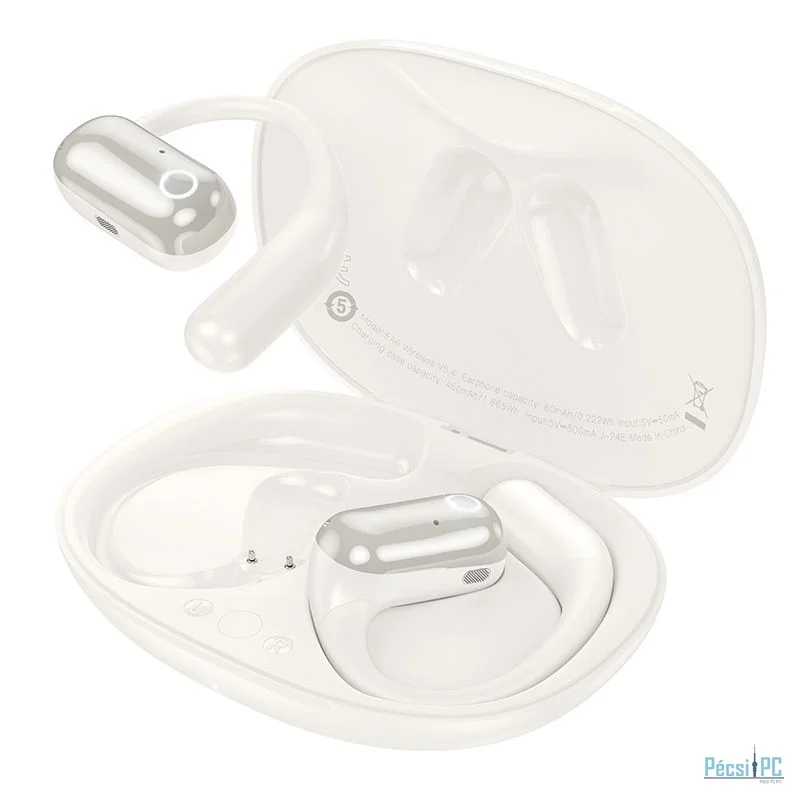 Hoco EA6 Bluetooth Headset Milky White