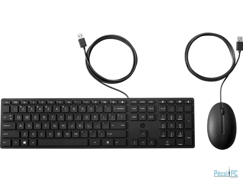 HP 320MK Wired Keyboard and Mouse Black US
