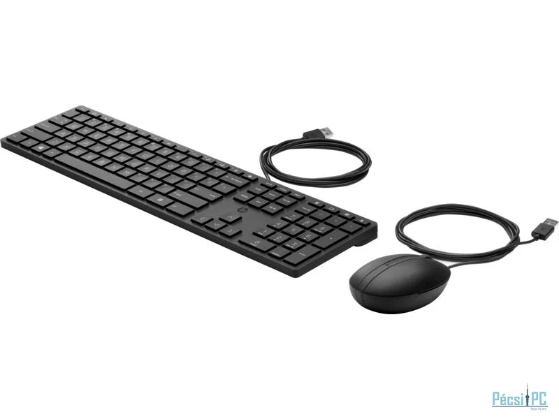 HP 320MK Wired Keyboard and Mouse Black US
