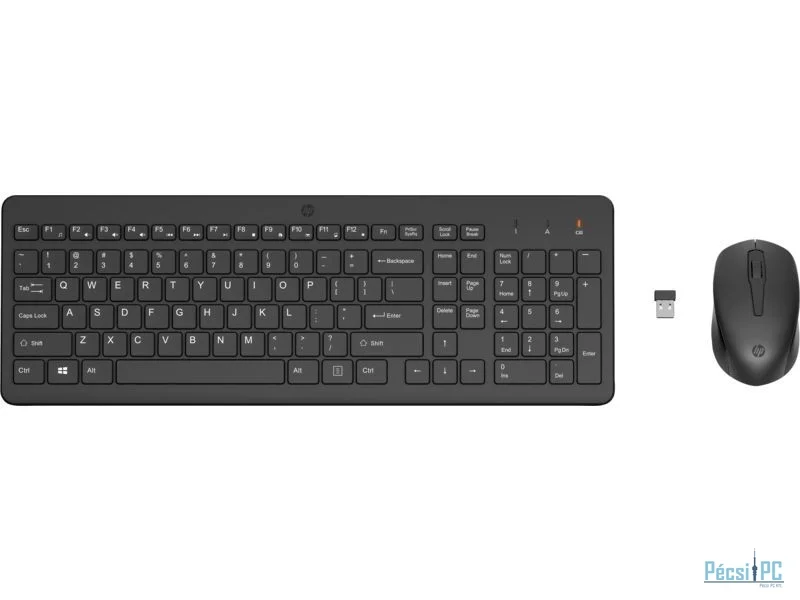 HP 330 Wireless Keyboard and Mouse Combo Black HU