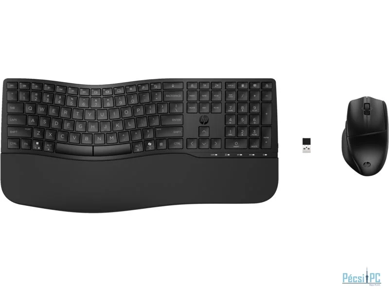 HP 680 Comfort Dual-Mode Keyboard and Mouse Combo Black HU