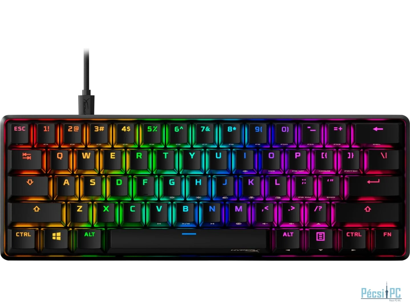 HP HyperX Alloy Origins 60 Mechanical Gaming Keyboard Black US