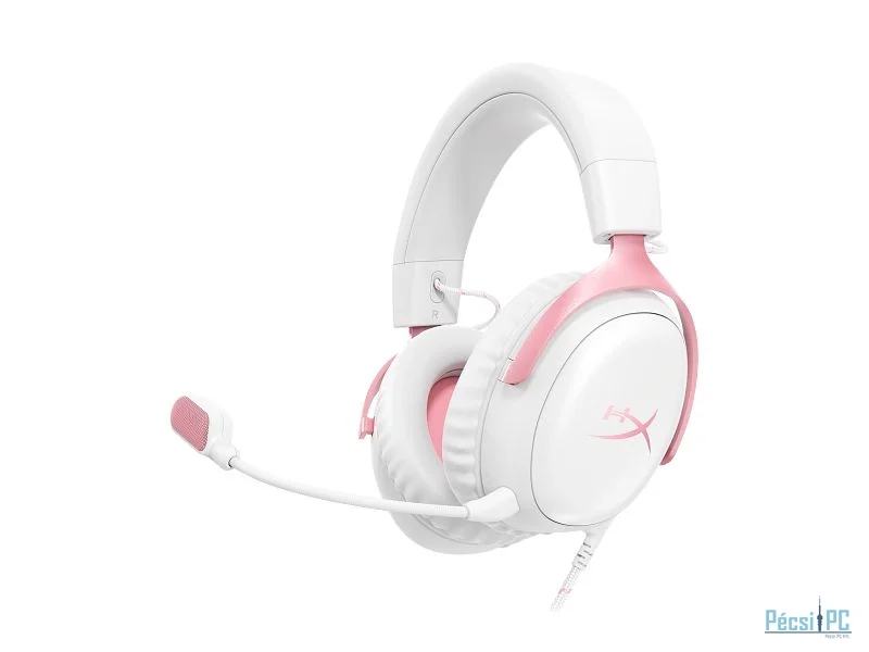 HP HyperX Cloud III Gaming Headset White/Pink