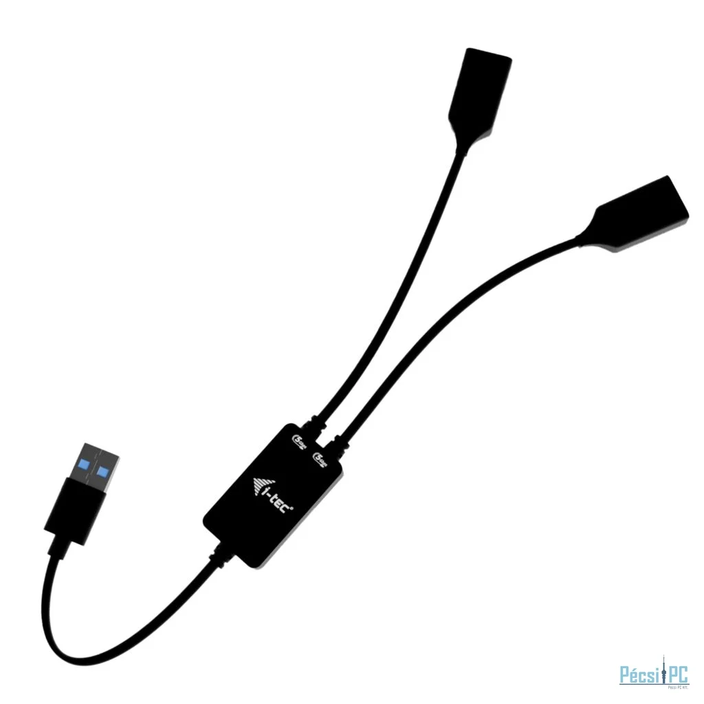 I-TEC 2-portos USB3.2 HUB Black