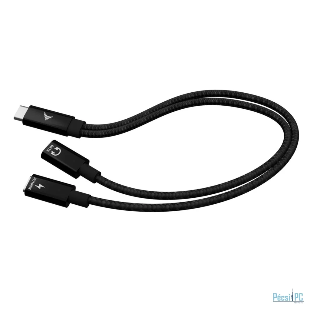 I-TEC USB-C Cable Splitter Audio/Data + Power Delivery 100W