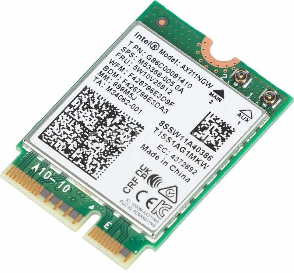 Intel Wi-Fi 6E AX211 Network Adapter M.2 2230