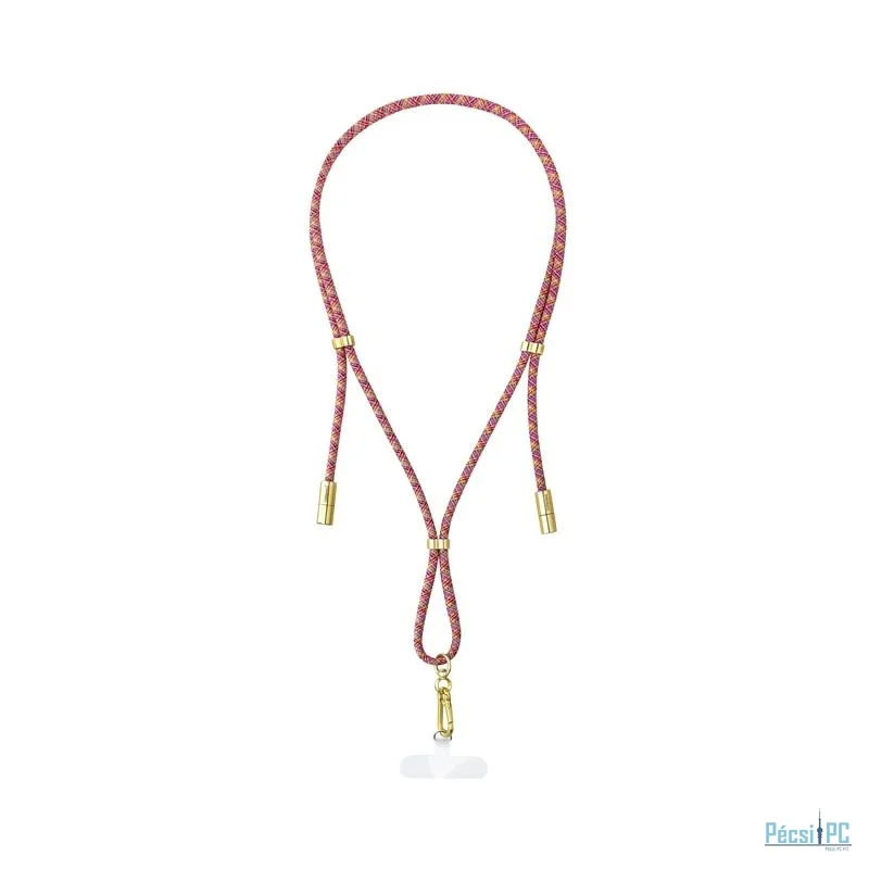 Intenso Cell Phone Charging Lanyard Cable 1,65m Neon Mix