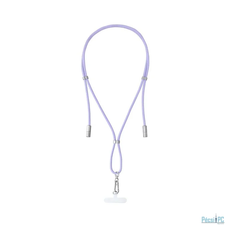 Intenso Cell Phone Charging Lanyard Cable 1,65m Purple