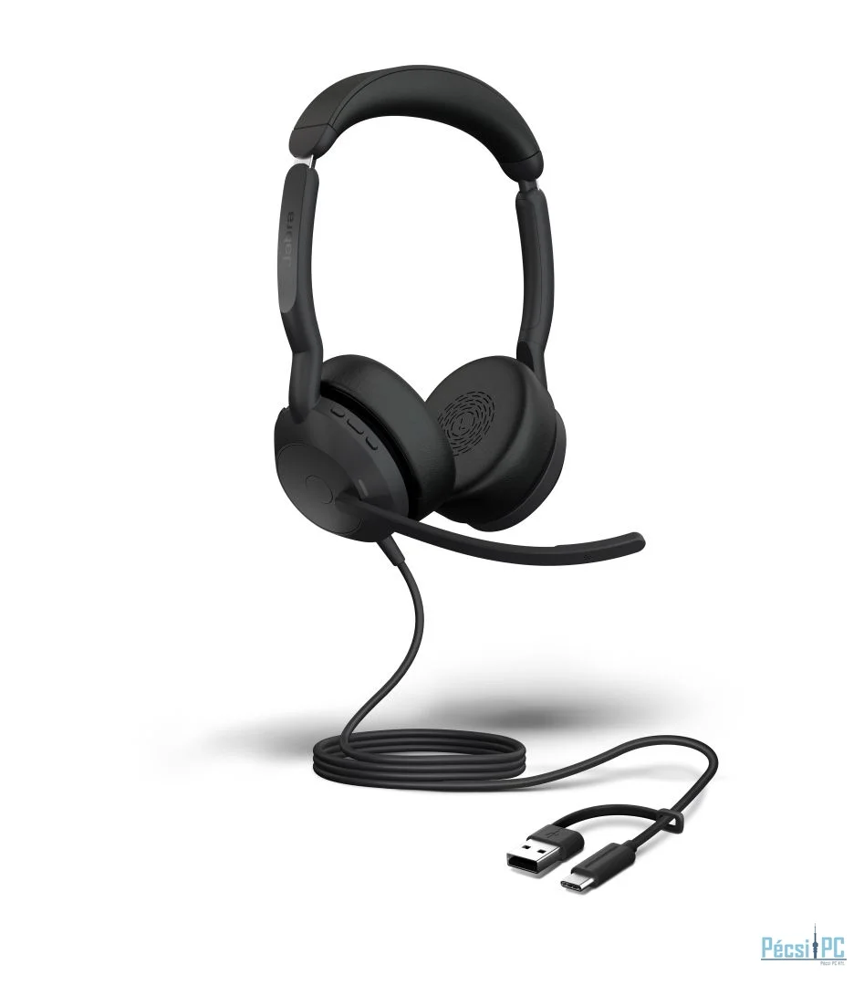 Jabra Evolve2 50 USB-C/A MS Stereo Headset Black