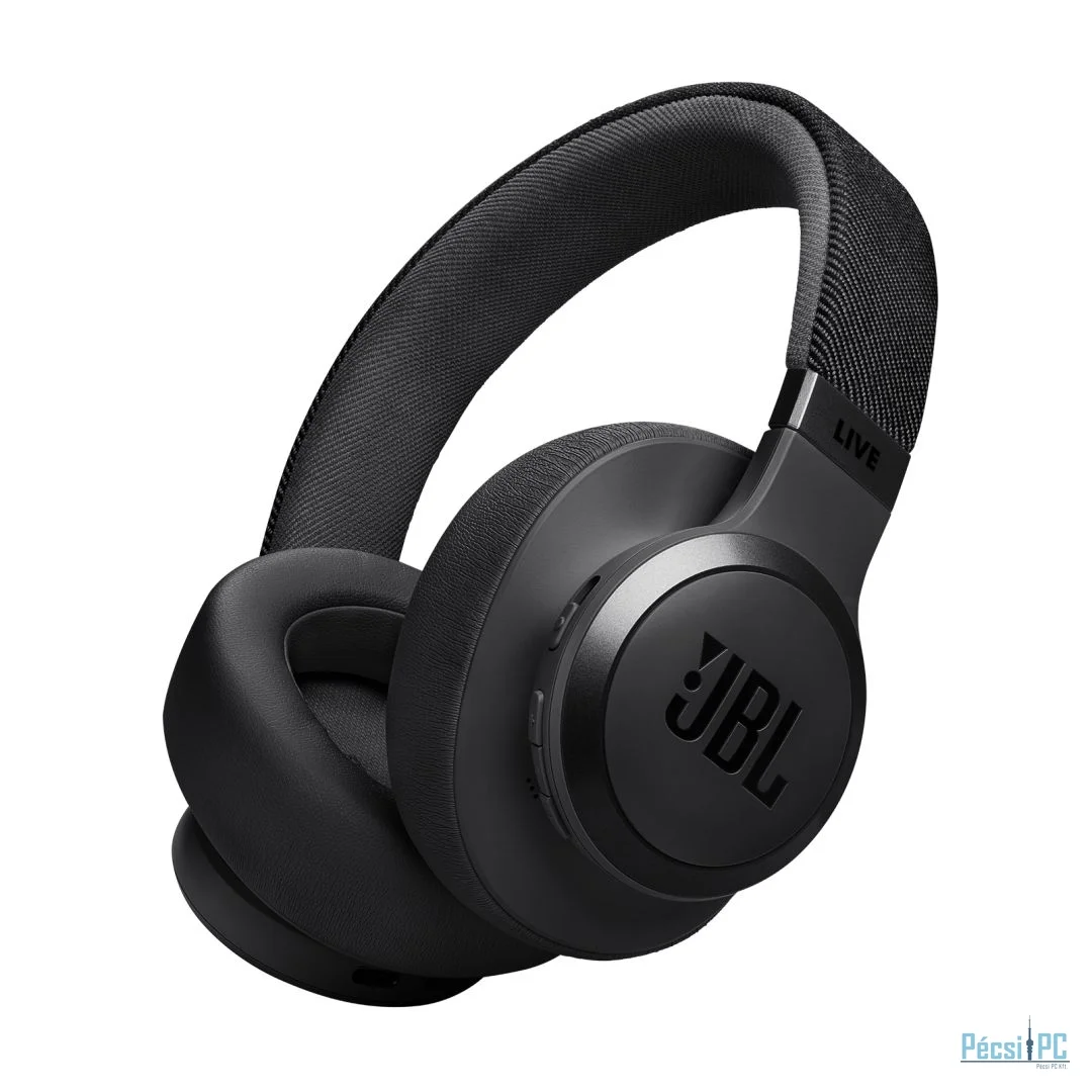JBL Live 775NC Bluetooth Over-Ear Noise-Cancelling Headset Black