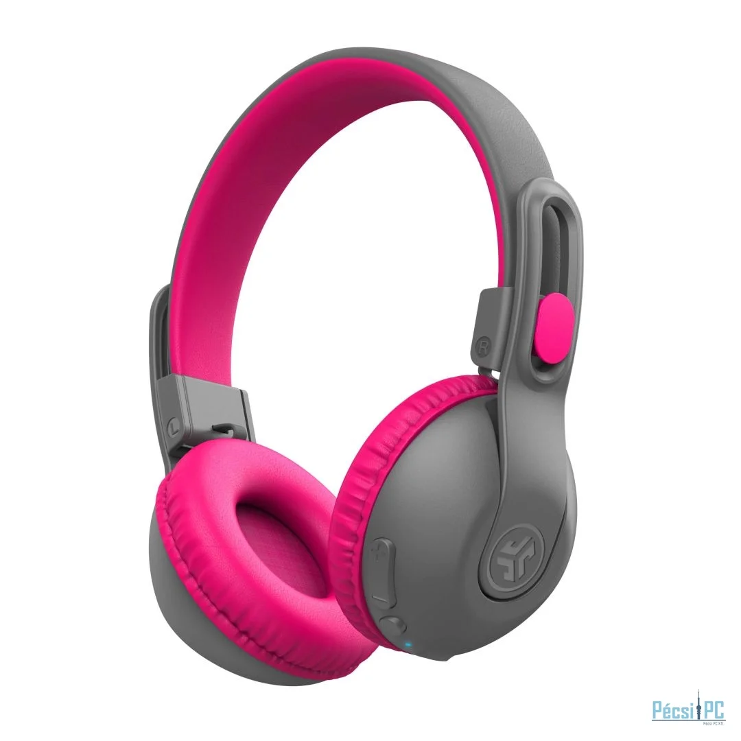 JLab JBuddies Studio 2 Kids Bluetooth Headset Gray/Pink