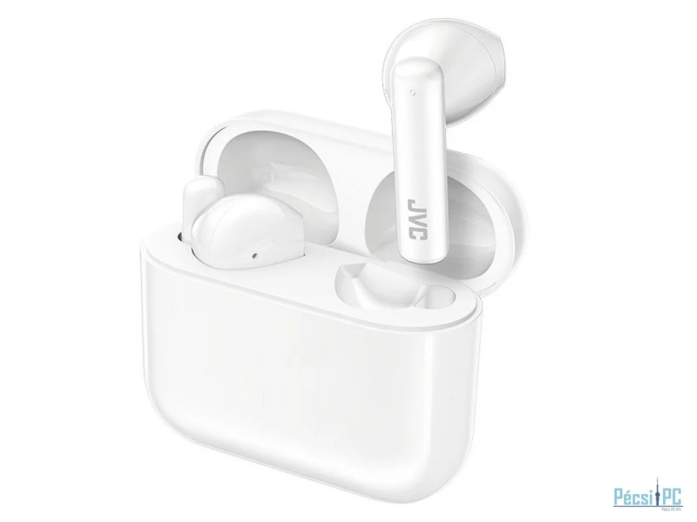 JVC HA-A4T Wireless earbuds with comfortable sound and long-lasting playtime White