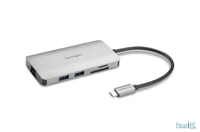 Kensington UH1400P USB-C 8-in-1 Driverless Mobile Hub