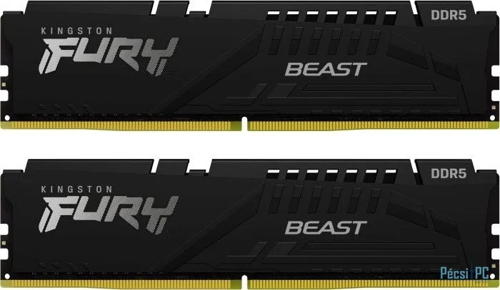 Kingston 128GB DDR5 5600MHz Kit(2x64GB) Fury Beast Black