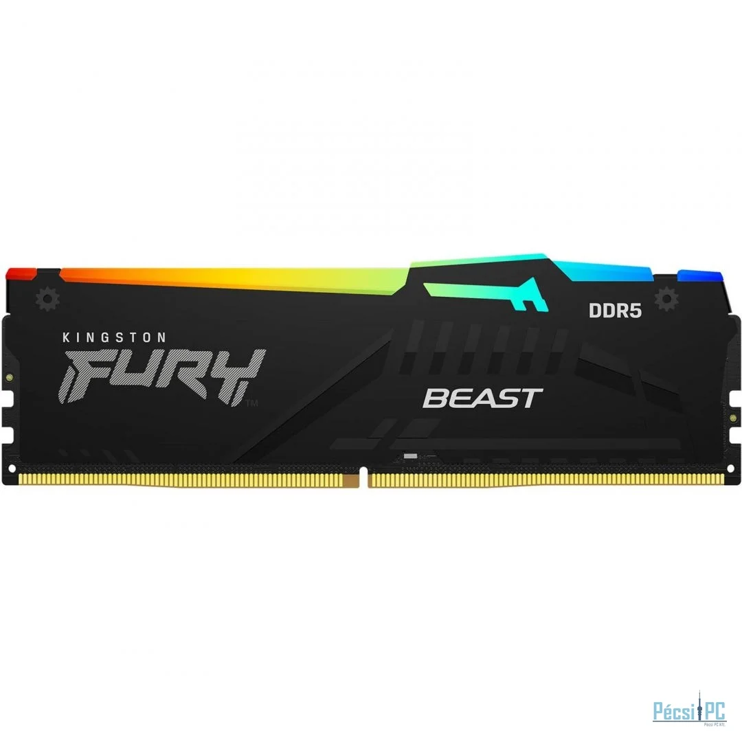 Kingston 32GB DDR5 5200MHz Fury Beast RGB Black