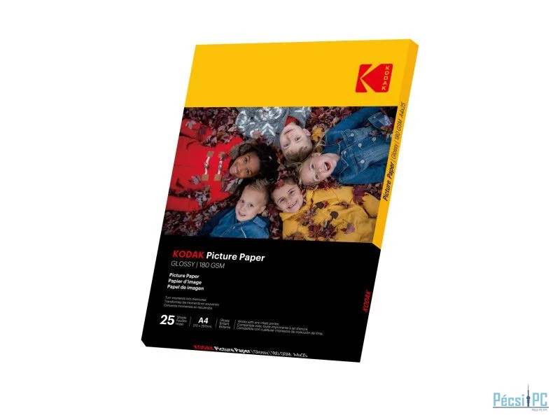 Kodak High Gloss 180g A4 25db Fényes Fotópapír