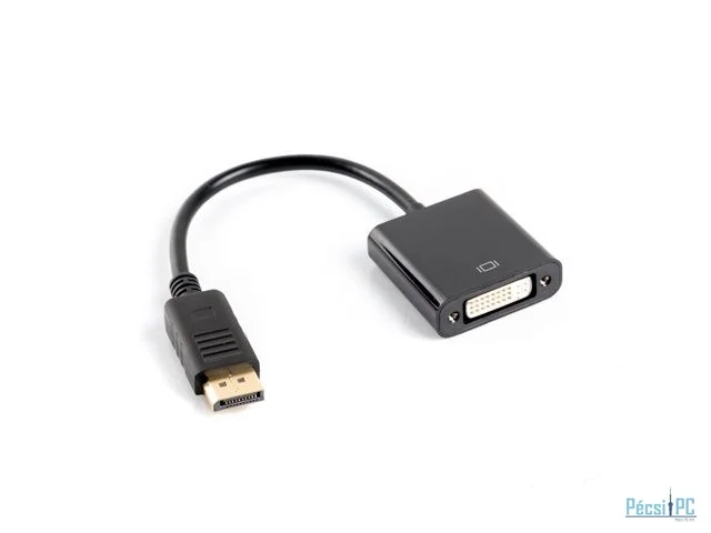 Lanberg Displayport (M)->DVI-I (F) (24+5) dual link Adapter Black