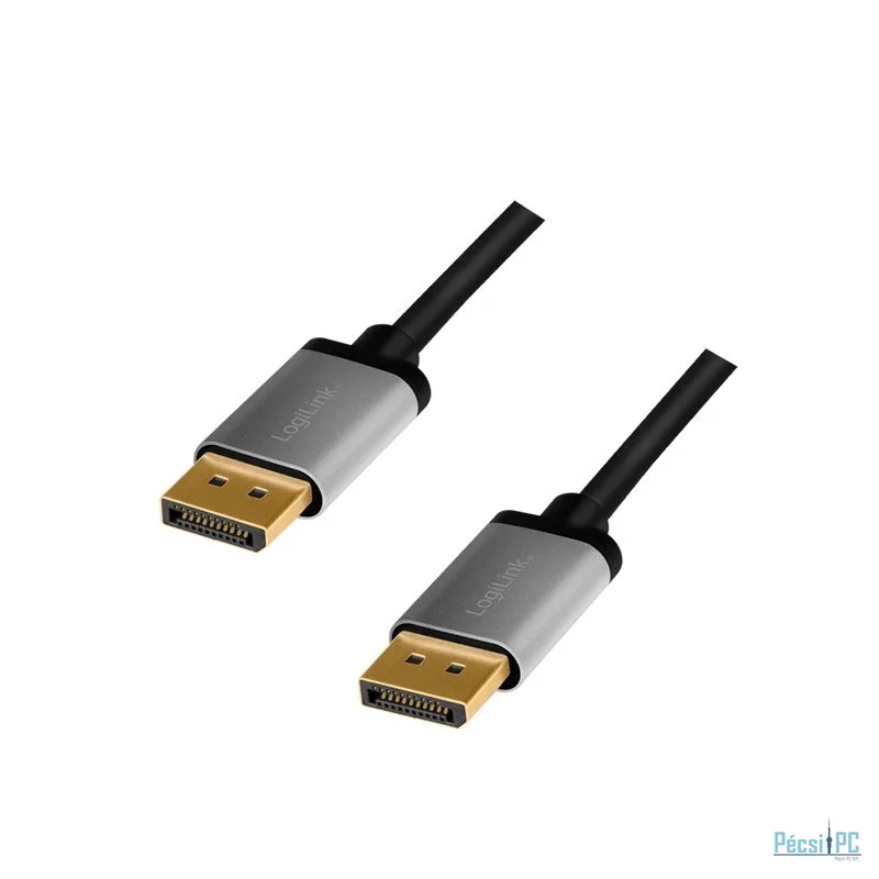 Logilink DisplayPort cable DP/M to DP/M 4K/60 Hz 3m Black/Grey