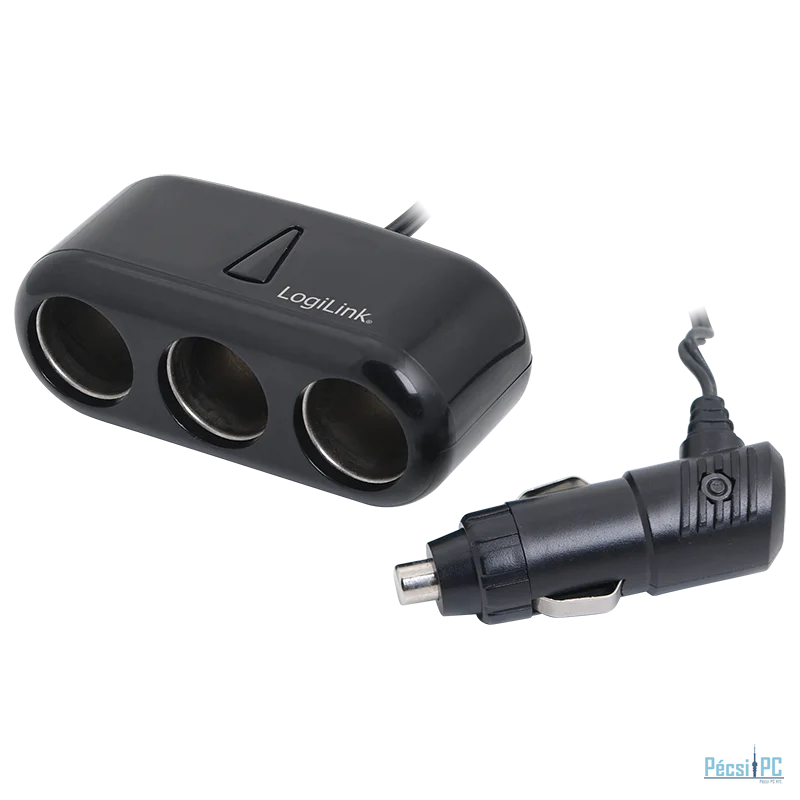 Logilink PA0038 3-port 120W Cigarette Lighter Outlet Splitter Black