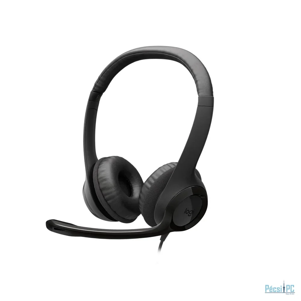 Logitech H390 USB-C Stereo Headset Black