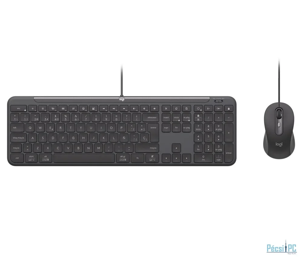 Logitech Signature Slim Wired K620 for Business Keyboard Combo Graphite US