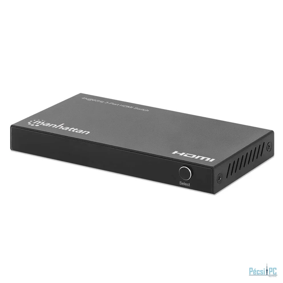 Manhattan 4K 60Hz 3-Port HDMI Switch
