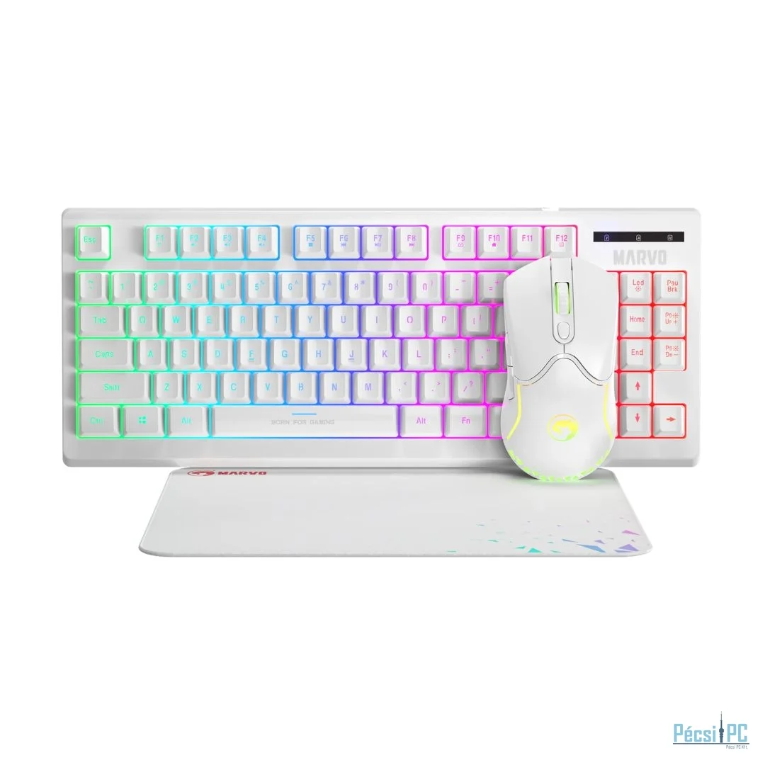 Marvo Loot 30 Gaming Keyboard Combo White UK