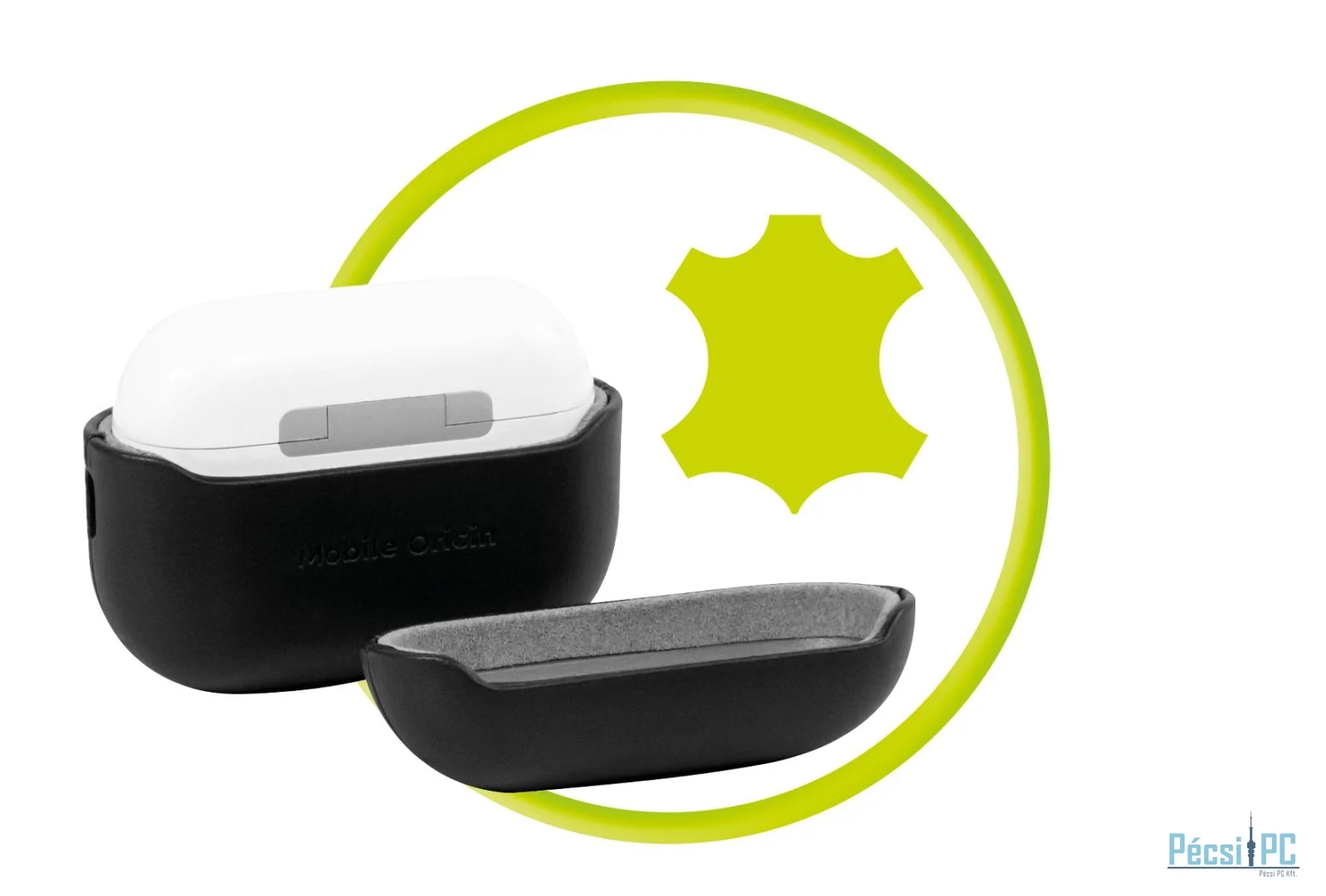 Mobile Origin AirPods Pro 2 Leather Case Black