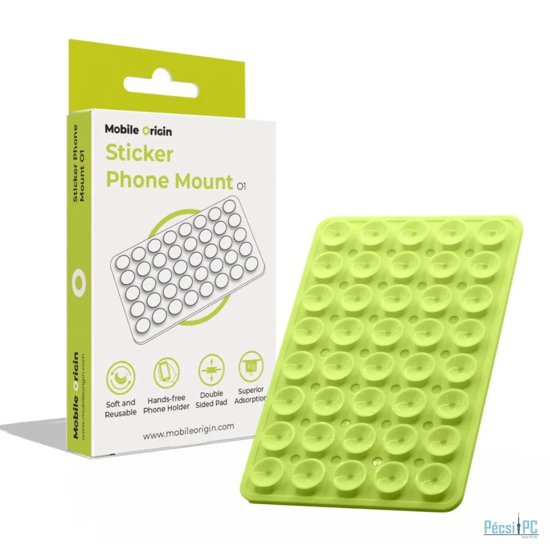 Mobile Origin Sticker Phone Mount O1 Green