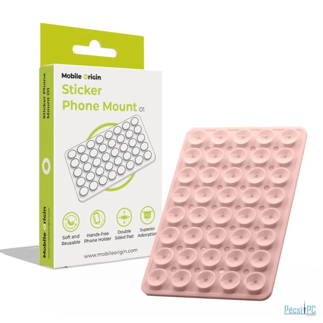 Mobile Origin Sticker Phone Mount O1 Light Pink