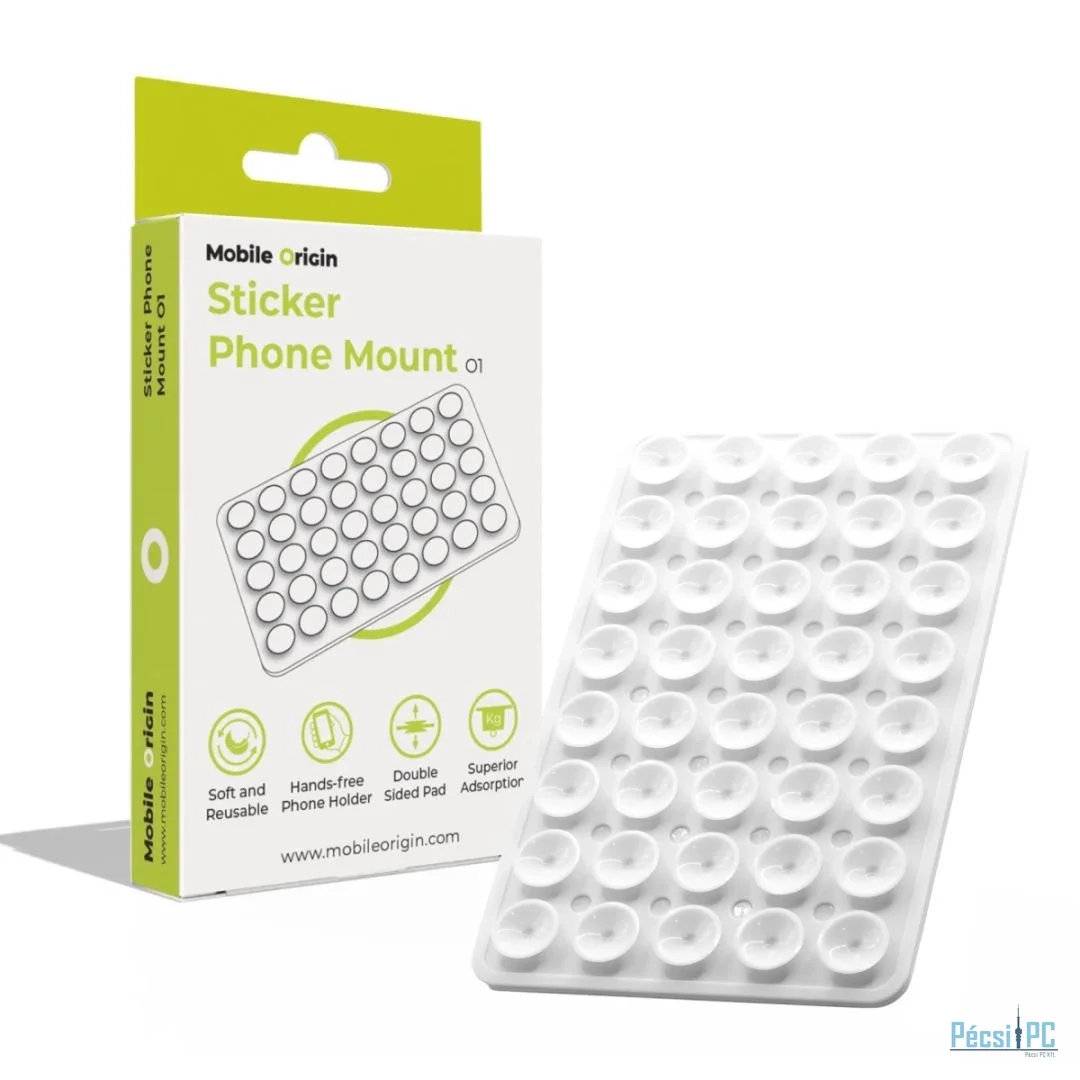 Mobile Origin Sticker Phone Mount O1 White