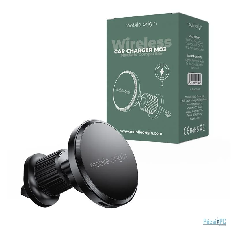 Mobile Origin Wireless Car Charger MO3 MagSafe Compatible