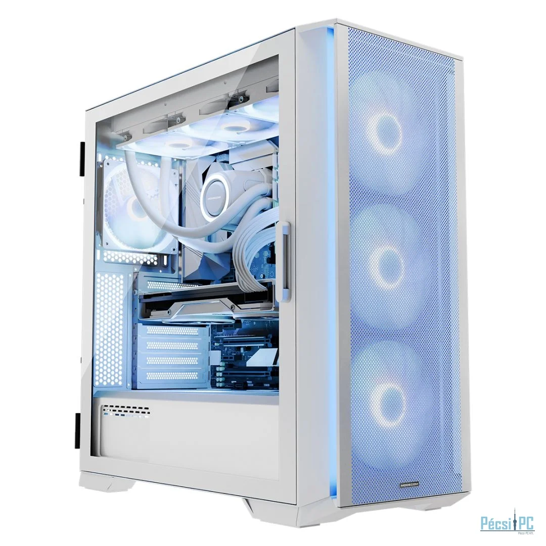 Modecom Horizon ARGB Flow Tempered Glass White