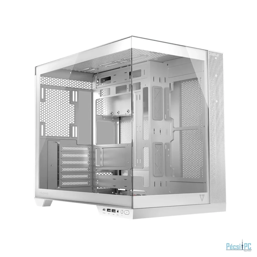 Modecom Volcano Panorama NF Midi Tempered Glass White