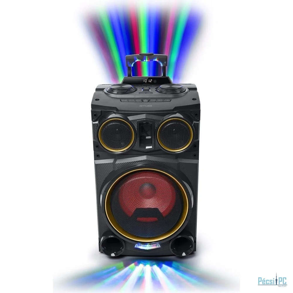 Muse M-1938 DJ Bluetooth Party Box Speaker Black