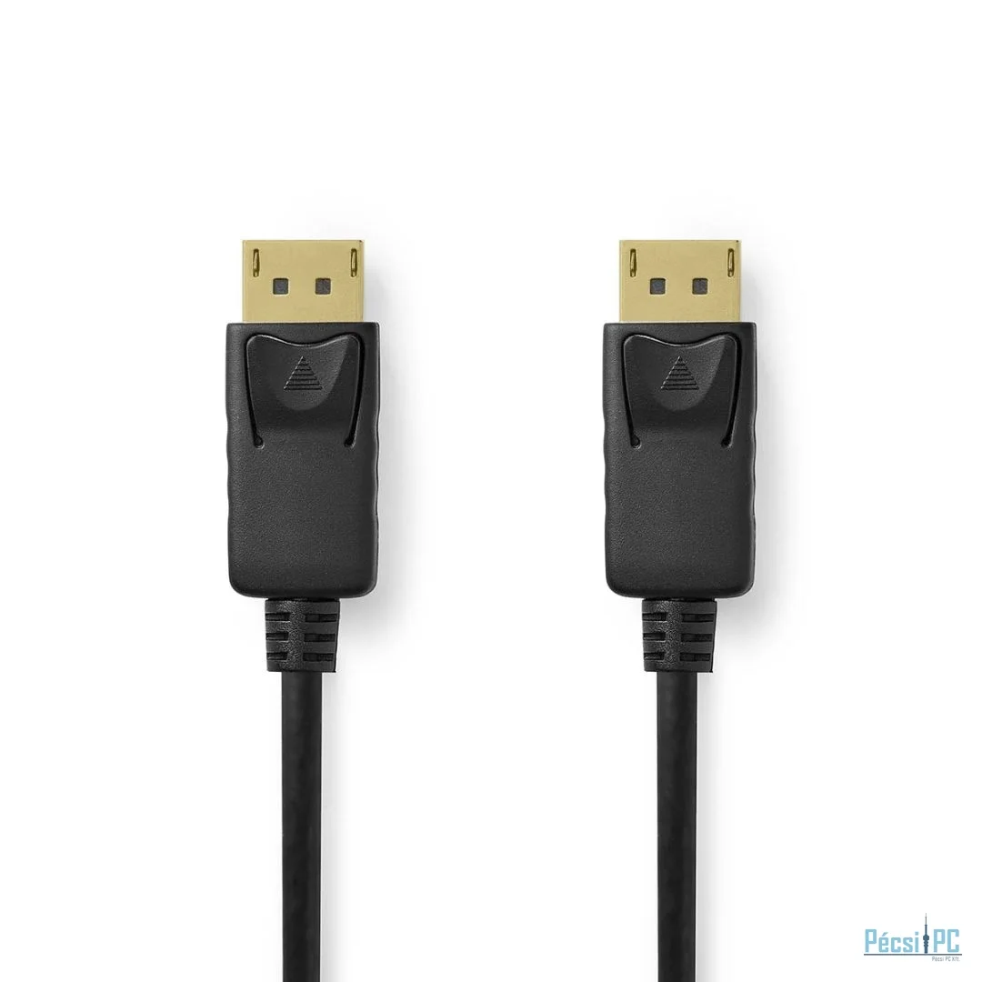 Nedis DisplayPort Male to DisplayPort Male 4K@60Hz Gold Plated 2m Black