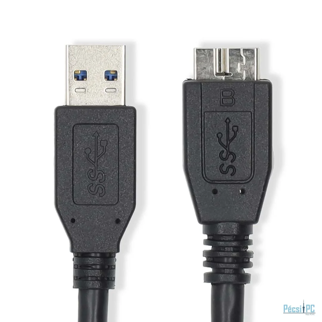 Nedis USB-A Male to USB Micro-B Male cable 1m Black