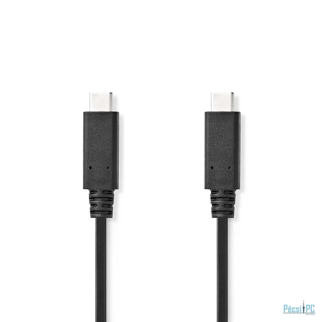 Nedis USB-C Male to USB-C Male USB 3.2 Gen 2 cable 1m Black