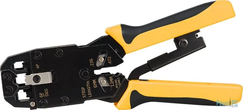 Nestron Moduláris krimpelő fogó; 10P10C, 8P8C(RJ45), 6P6C(RJ12), 6P4C(RJ11), 4P4C, 4P2C