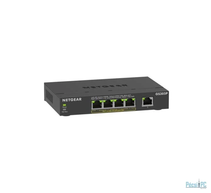 Netgear 5-Port Gigabit Ethernet Unmanaged PoE+ Switch